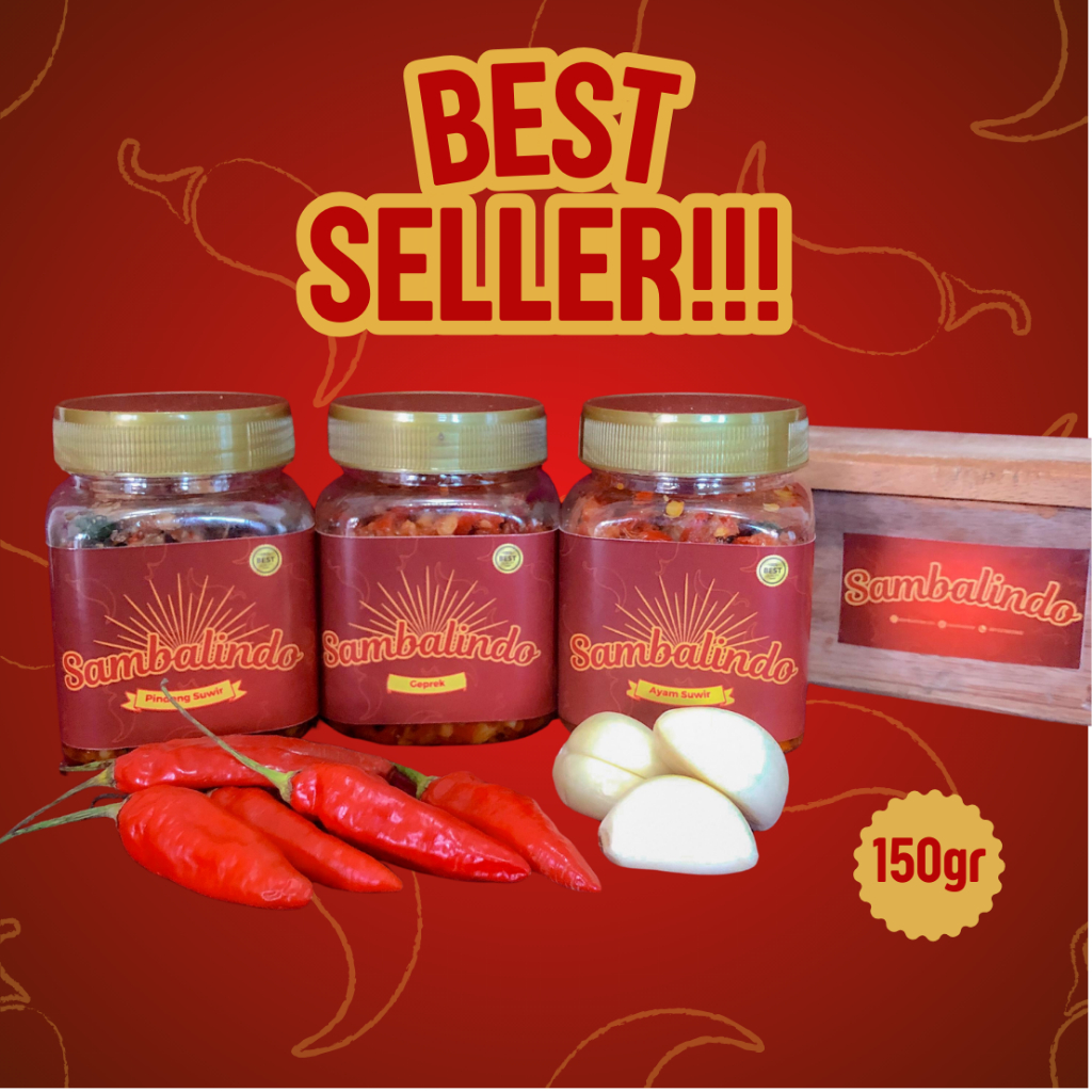 

[Kirim Hari Ini] - sambal ayam suwir sambal pindang suwir sambal bawang sambal super pedas