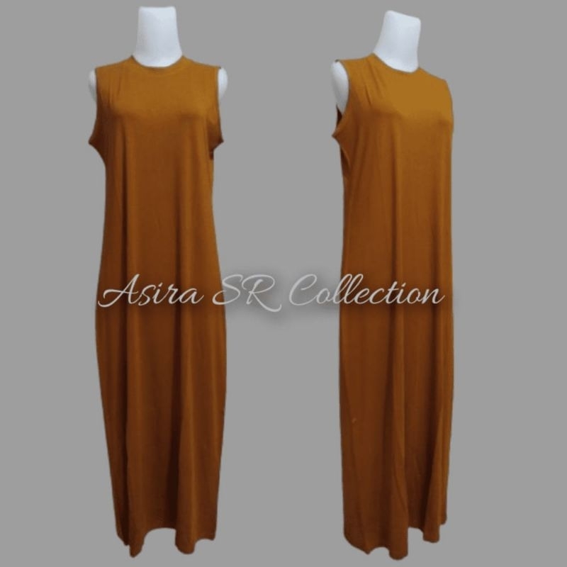 Gamis Manset inner dress lekton kutung standar jumbo Asira SR Collection spandex rayon super premium