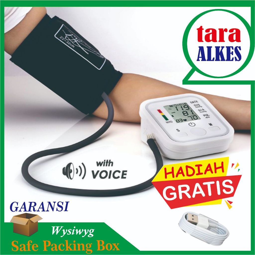 TensiMeter Digital Lengan Tensi Meter Portable Omicron Alat Ukur Tekanan Darah