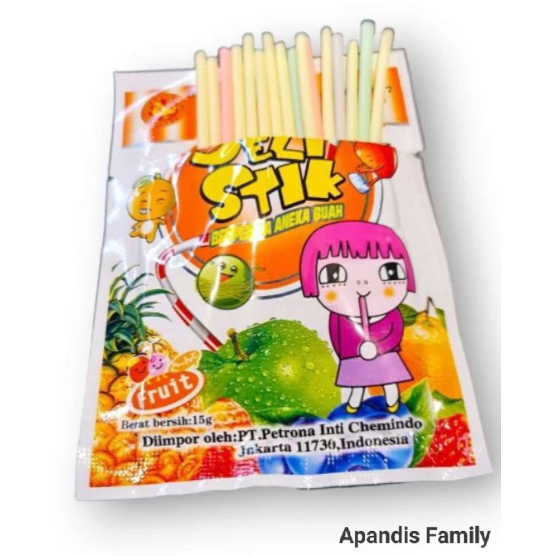 

Jelly Stick Aneka Rasa Buah