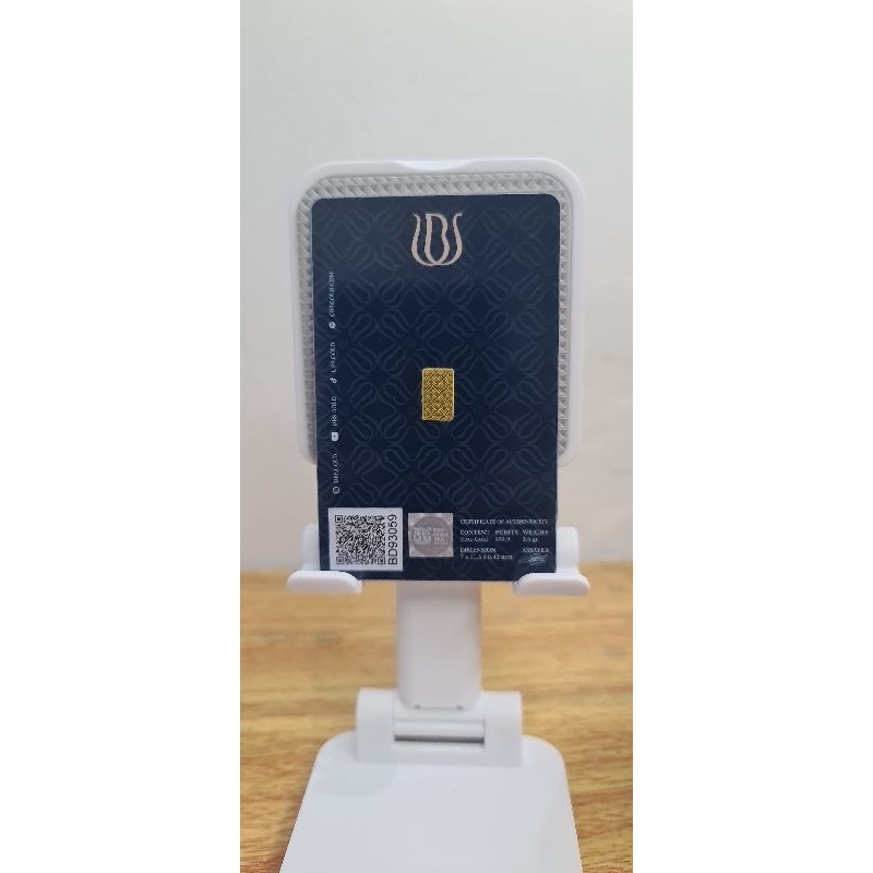 lm UBS 0,5 gram Terbaru Batik GOLD BAR