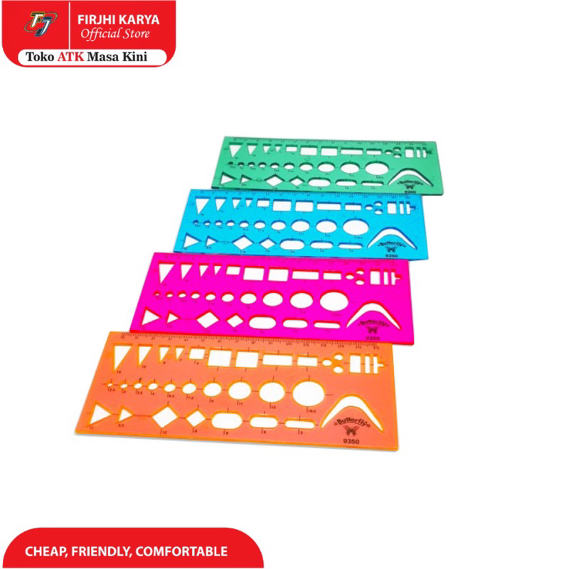 

Penggaris Cetakan Butterfly 9350 - Ruller Cetak BT 9350