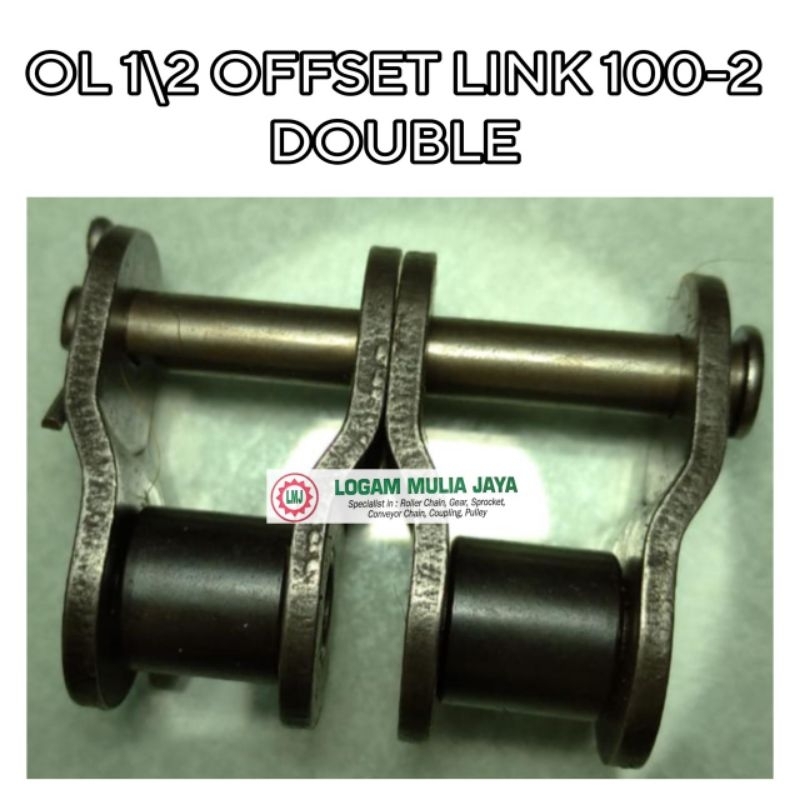 OFFSET LINK RS 100-2 OL RS 100 12 SAMBUNGAN RANTAI RS 100 DOUBLE OL 100