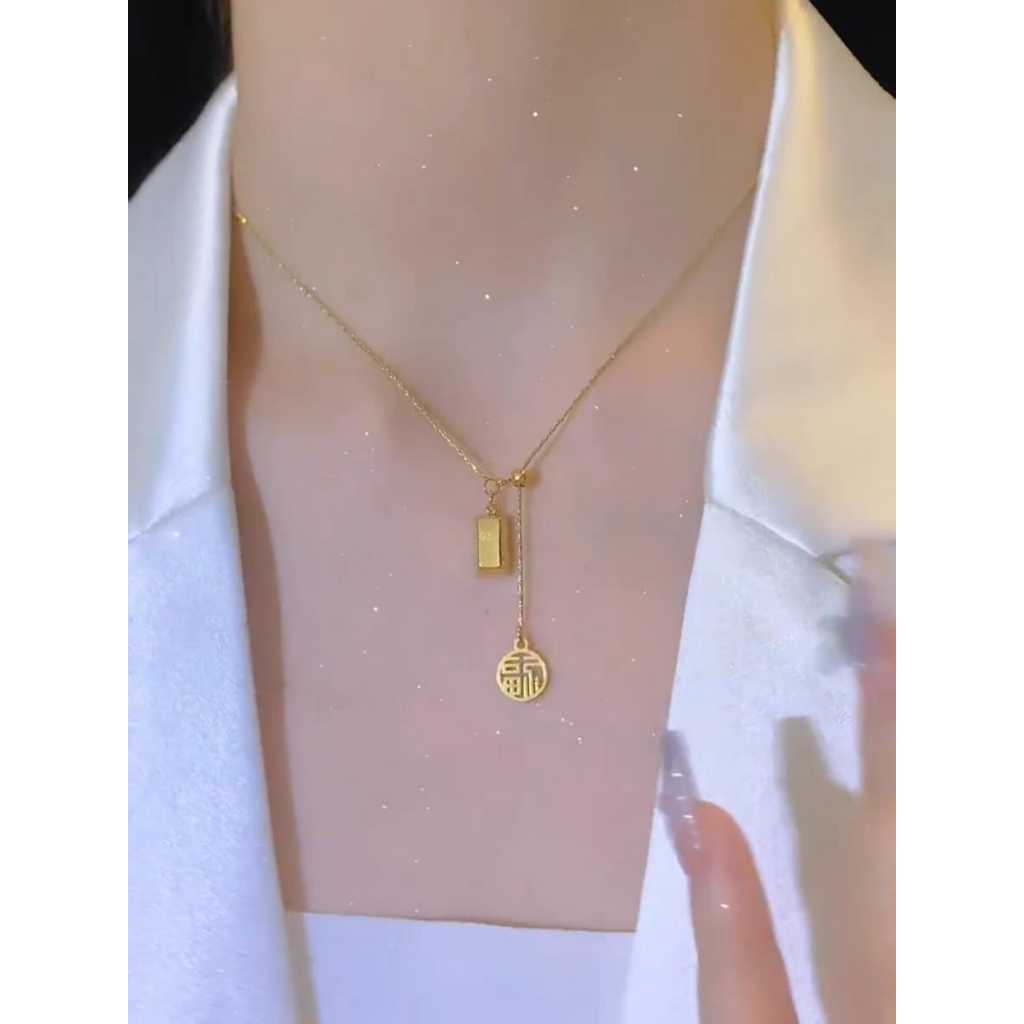 MODEL TERBARU KALUNG TITANIUM KALUNG KEBERUNTUNGAN TITANIUM MODEL SERUT