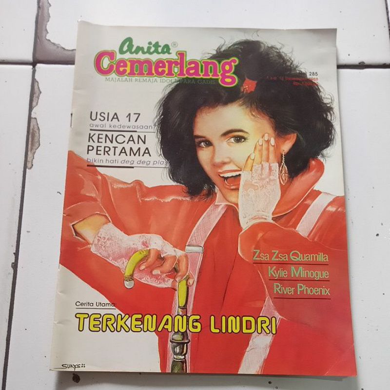 anita Cemerlang Bacaan Idola Para Gadis Nomor 285 tahun 1988 original