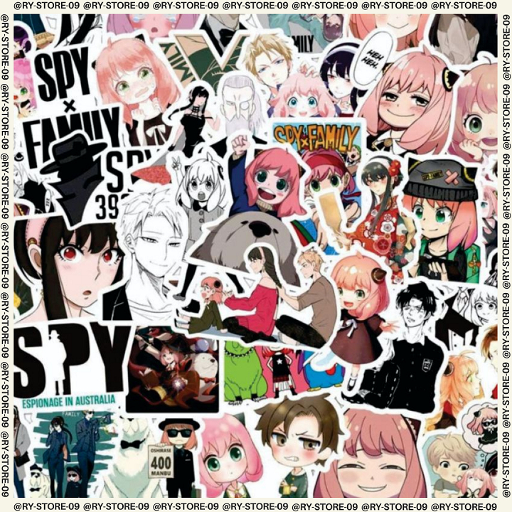 

Sticker - Stiker - Sticker Pack - 40 Pcs - Sticker Spy X Family - Stiker Custom - Stiker Glossy - Sticker Anime - Sticker Game - Sticker Anti Air
