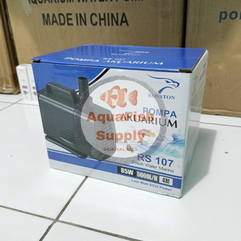 Mesin filter pompa kolam celup 5000 Ih naik 4 meter Airmancur ikan koi dll