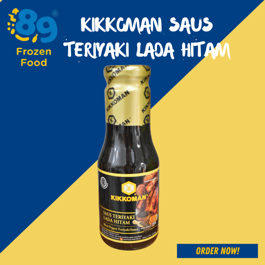 

Saos Kikkoman Teriyaki Lada Hitam Botol 300gr