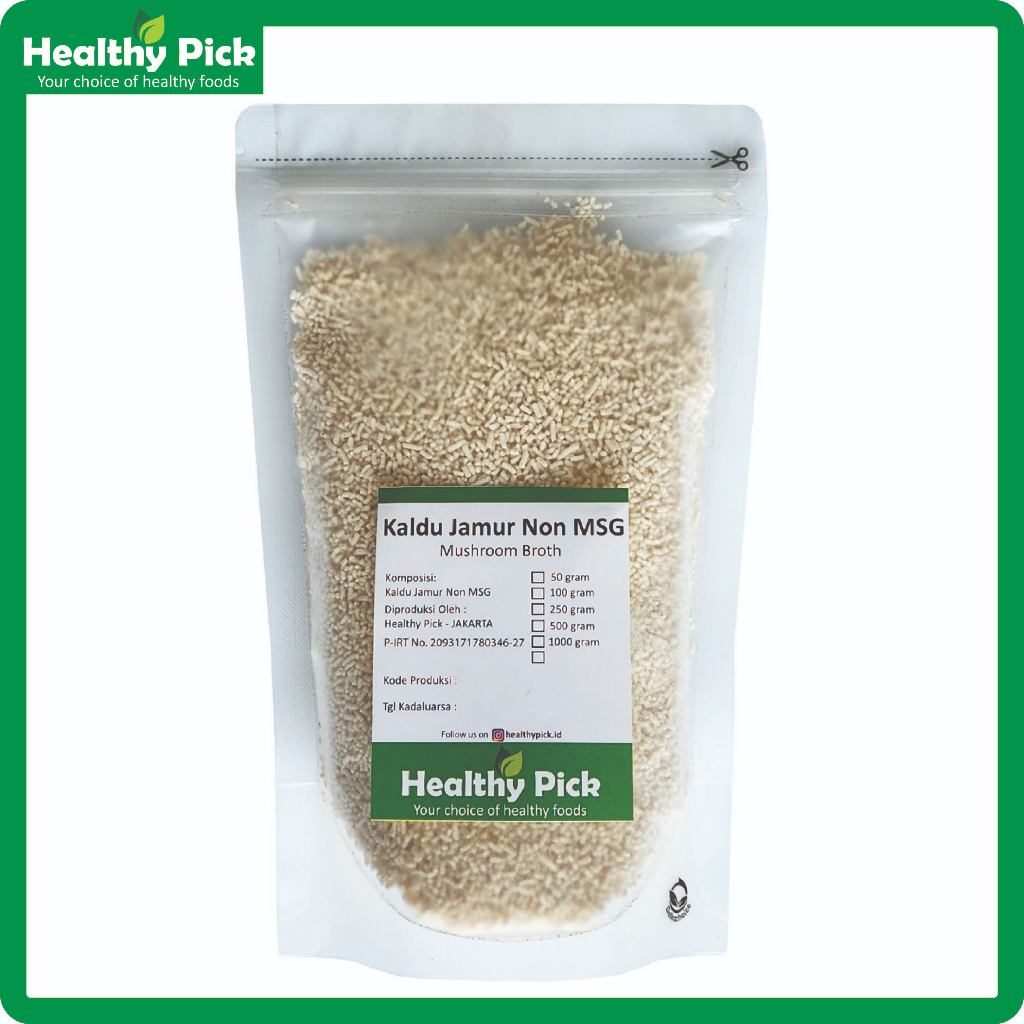 

Kaldu Jamur NON MSG 250gr