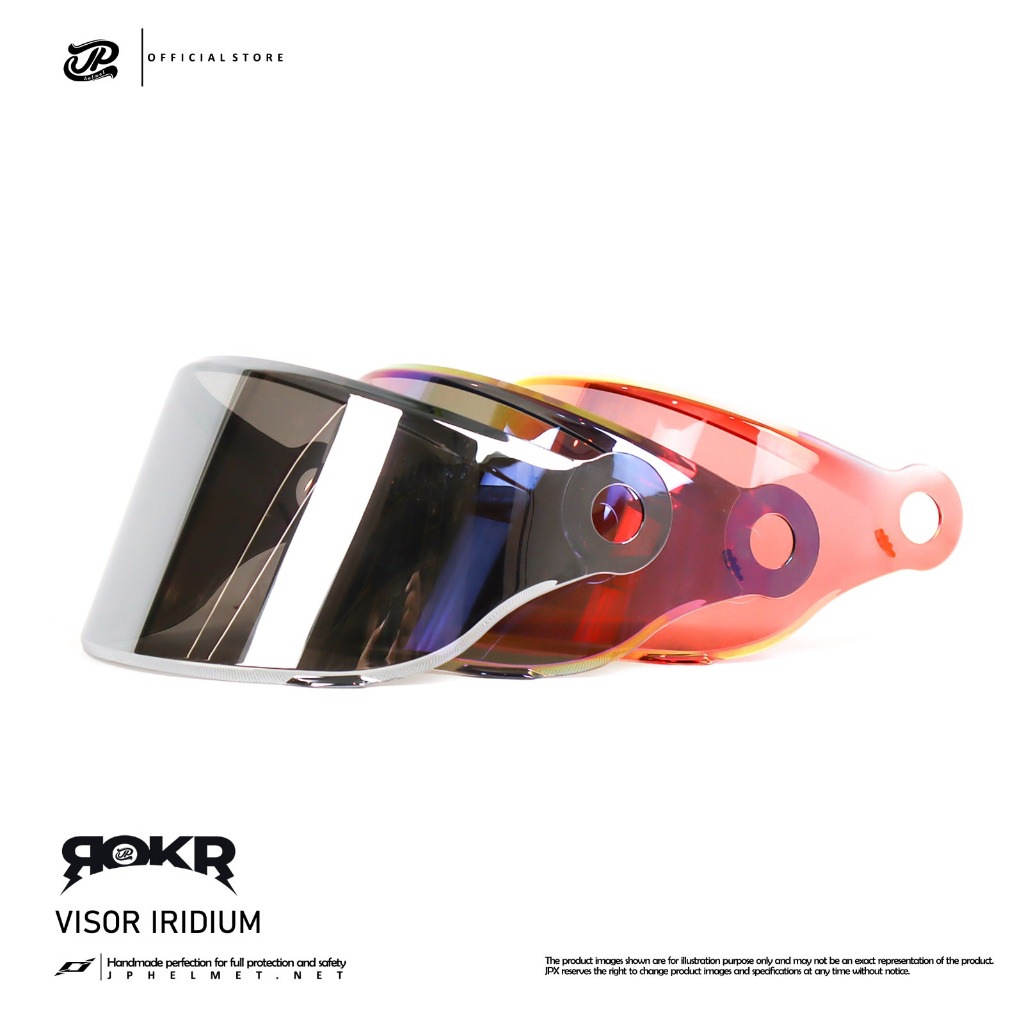 Kaca Helm JPX Visor Iridium for JP ROKR