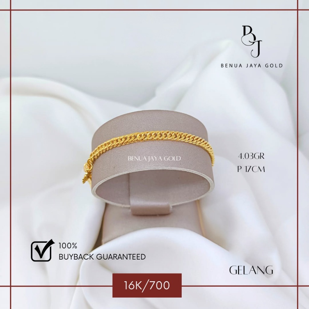Gelang Rantai Stang Emas 16K/700