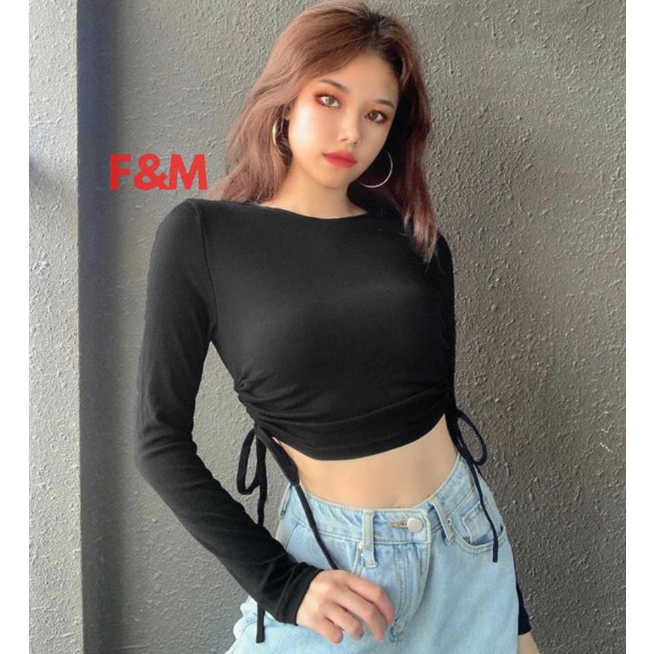 [SH] FMS 29 Crop top summer fit body top bali outfit baju cewe sexy sexi atasan kekinian anak muda t