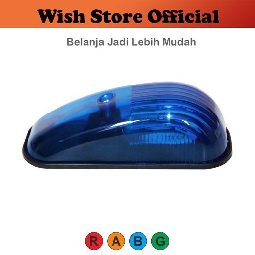 [PCS] Lampu Samping Fender Side Lamp Kodok Bus Bis Truk Bak Box Truck Tanki Aksesoris Variasi KG-36 