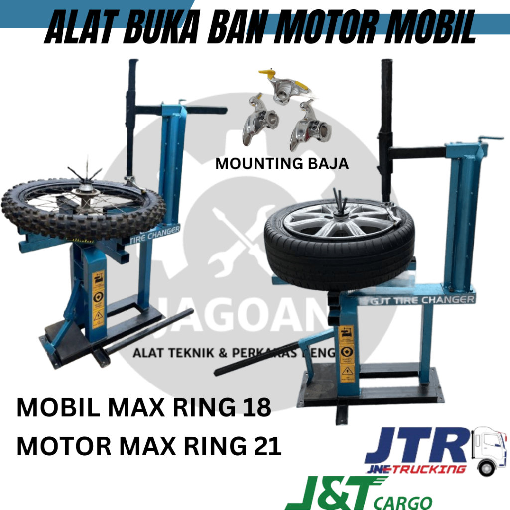 ALAT BUKA PASANG BAN MOTOR MOBIL MANUAL TIRE CHANGER