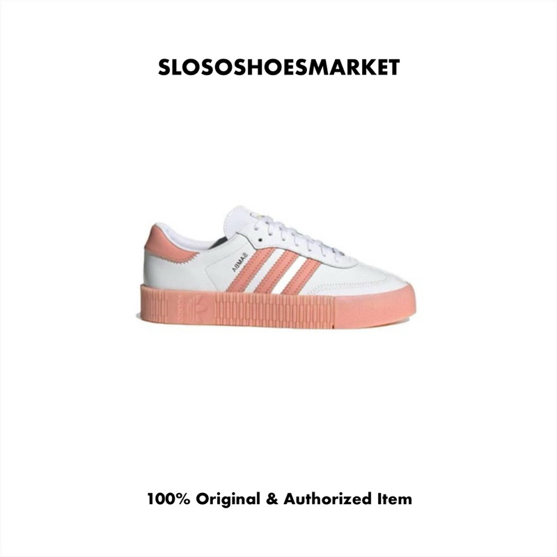 Sneakers Wanita Adidas Samba Rose White Trace Pink - 100% Original / RESMI