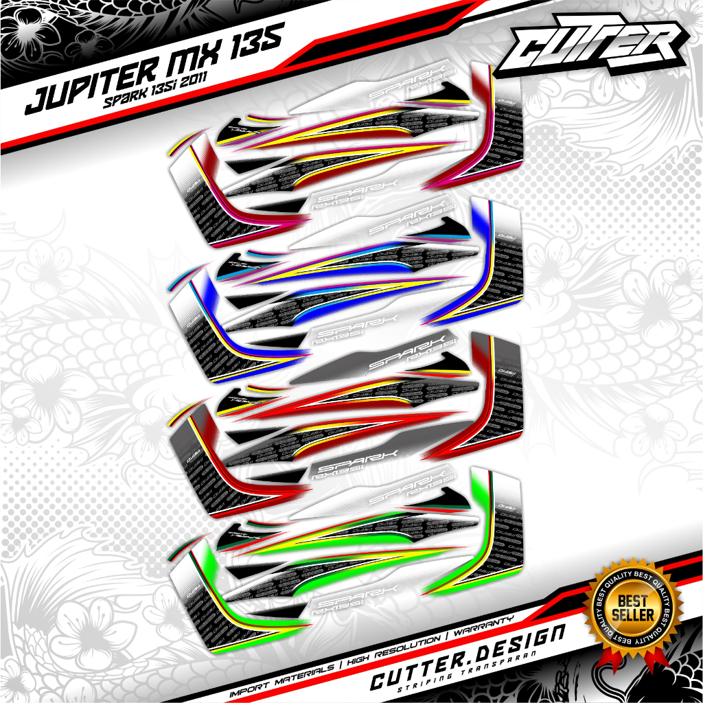 STRIPING TRANSPARAN JUPITER MX OLD SPARK RX 135i