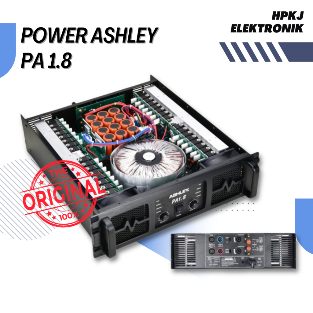 POWER AMPLIFIER ASHLEY PA 1.8 Power Ashley PA1.8 Original