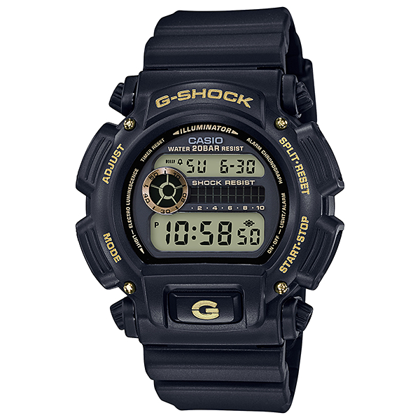 Casio G-SHOCK DW-9052GBX-1A9 Hitam Kuning Original / Jam Tangan Pria Digital