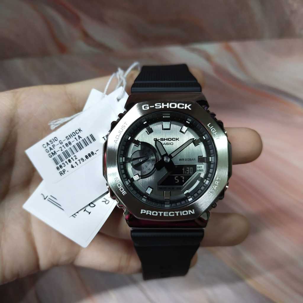 Jam Tangan Original Pria CASIO  G-SHOCK GM-2100, GM-2100B, GM-2100BB, GM-2100MF, GM-2100G