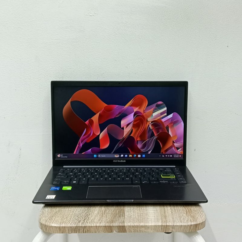 laptop Asus X421EQ Intel core i5 gen 11, Nvidia mx350 ram 8gb/SSD 512gb layar  14 inch fhd IPS backl