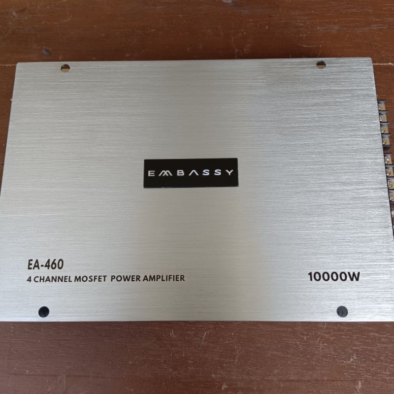 Power Amplifier Audio Mobil Embassy EA-460 10000 Watt 4 Chanel