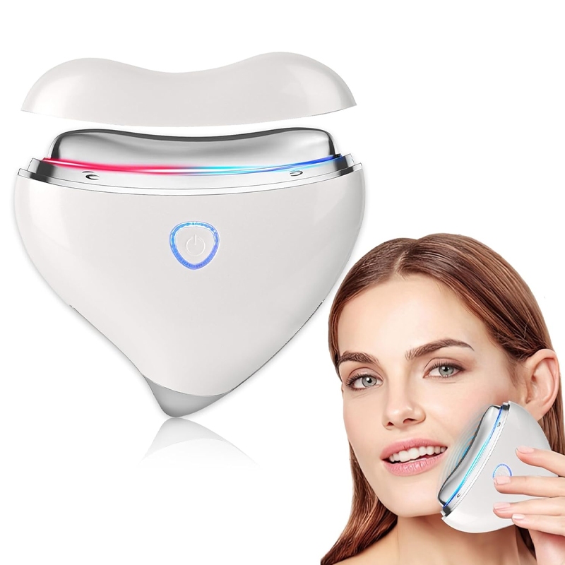 4 IN 1 ANTI PENUAAN LED HOT & COLD FACE MASSAGER/ GALVANIC SPA/SETRIKA WAJAH HOT COLD REJUVENATION A