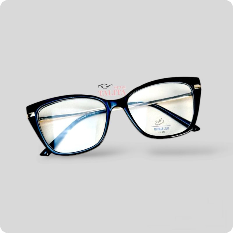 FRAME KACAMATA CAT EYE WANITA CEWEK KEKINIAN ANTI RADIASI NORMAL BACA PLUS CYLINDER BACA PHOTOCROMIC