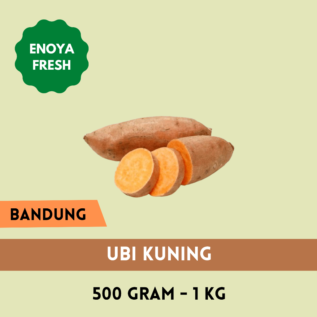 

Ubi Kuning 500 gram - 1 kg Bandung