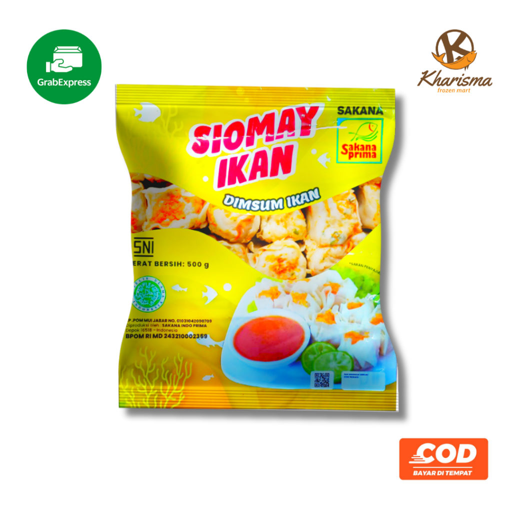 

Sakana Siomay Somay Ikan Frozen 500g (AREA SUMBAR) wajib icepack