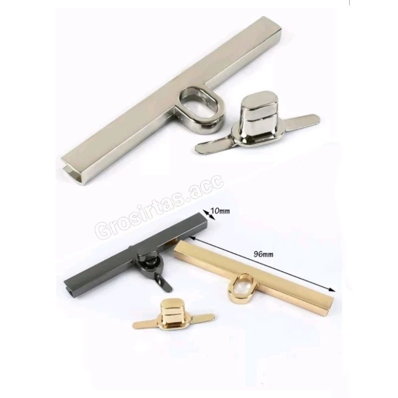 Aksesoris tas Kunci Behel putar