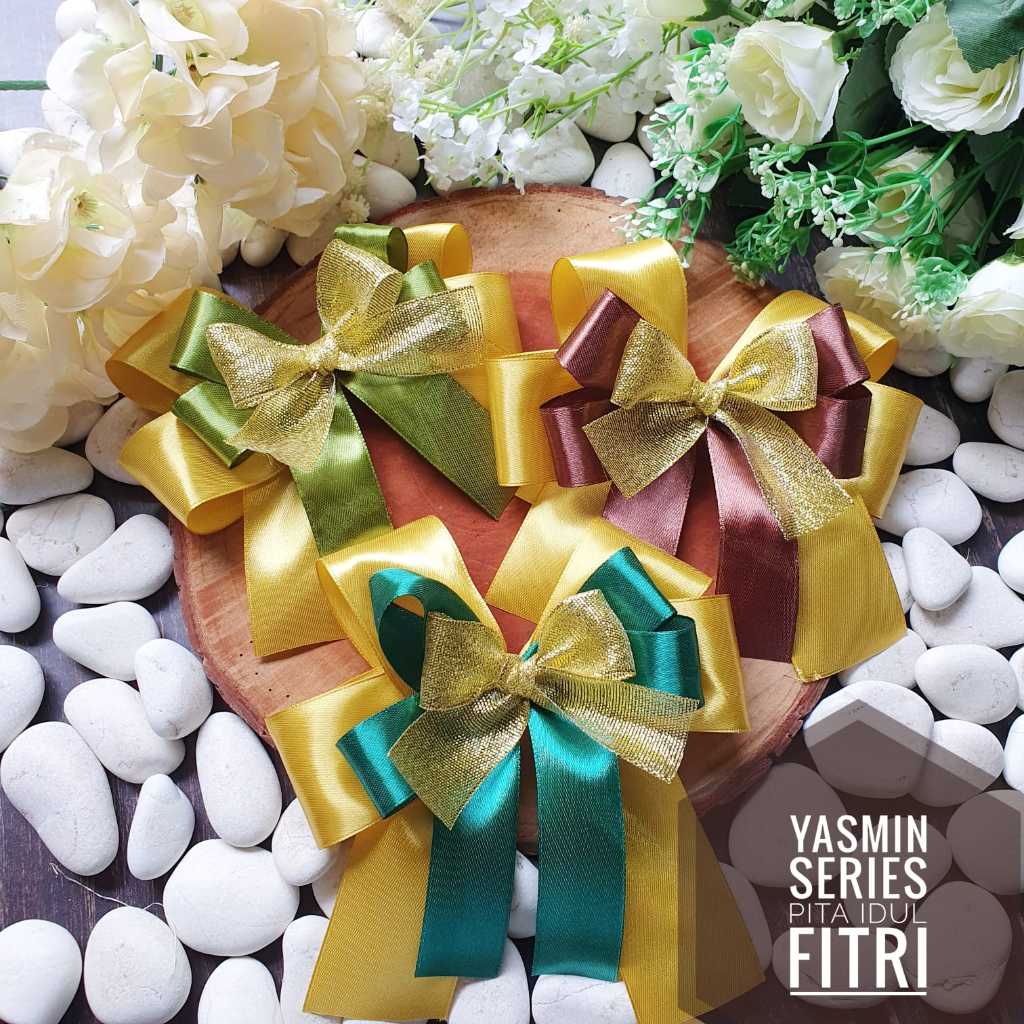 

Pita Ribbon Idul Fitri Ramadan Eid Mubarak Iftar Puasa Hampers Souvenir Kado Satin Siap Pakai Parcel Bow Ornamen Aplikasi