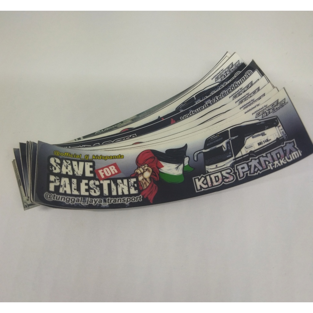 

STIKER BIS KIDPANDA DAN BLACK PINK EDISI PALESTIN ASLI GERASI
