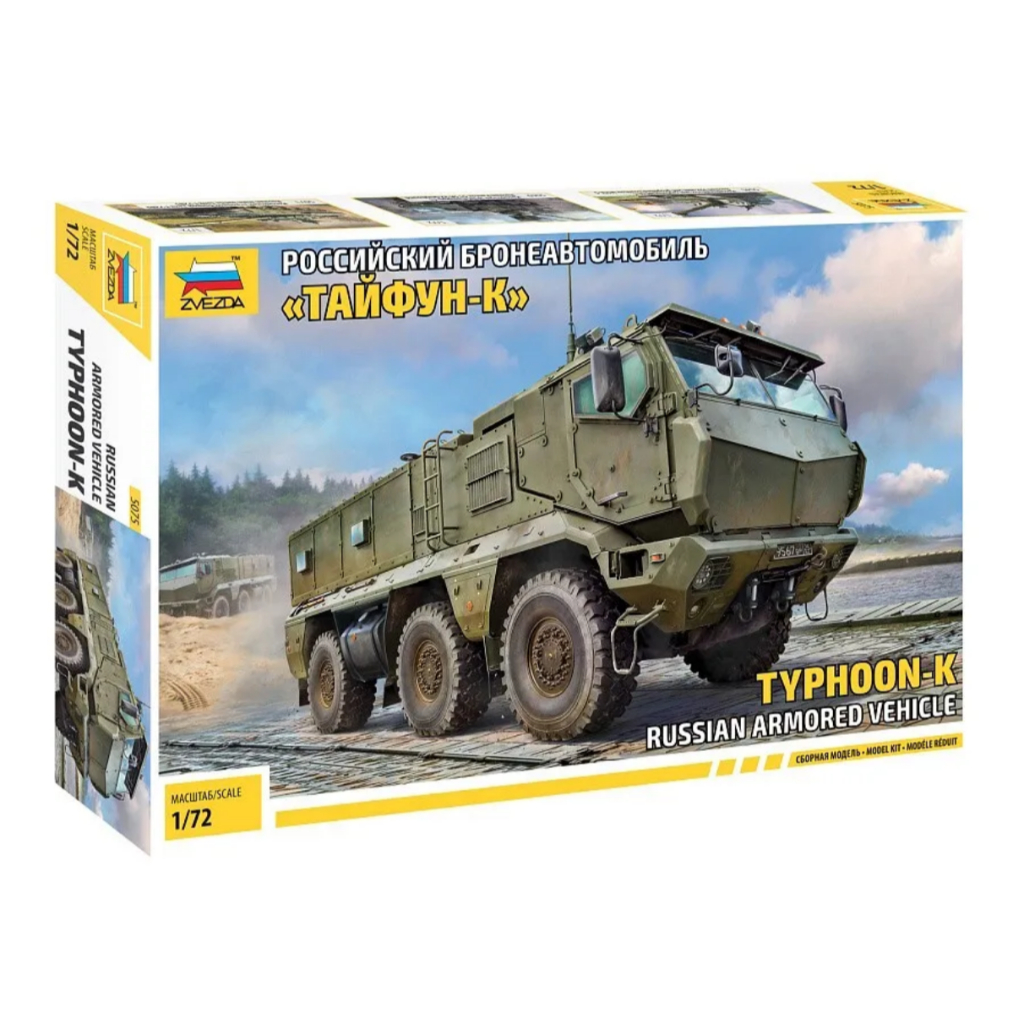 Truk Typhoon-K Skala 1:72 Zvezda