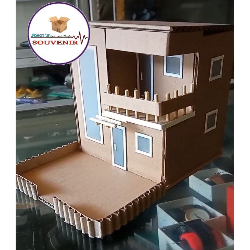 

rumah kardus prakarya