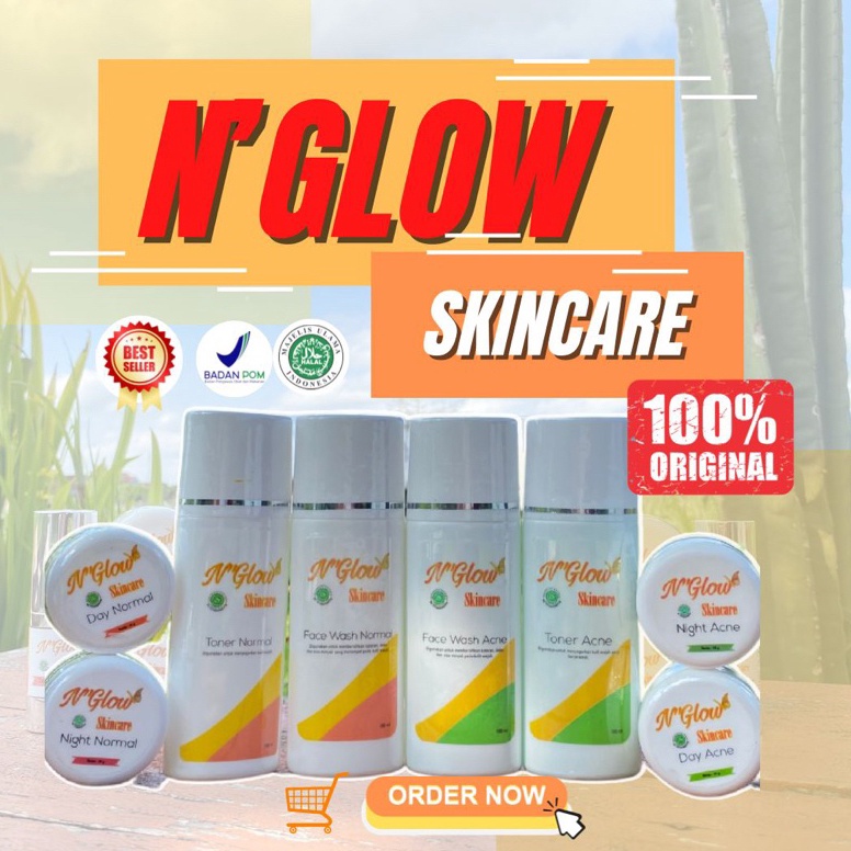 PAKET SKINCARE NGLOW SKINCARE AMAN HALAL BPOM CEPAT GLOWING BISA COD