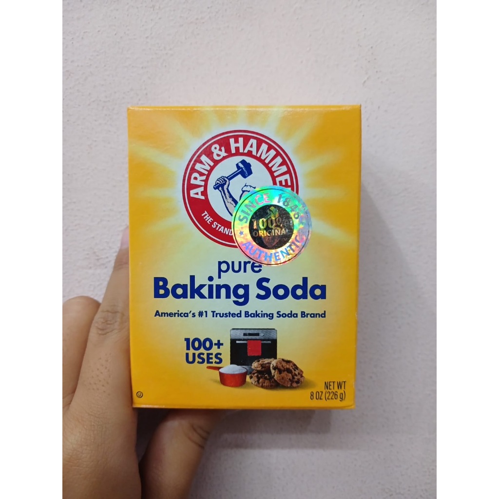 

Baking Soda Asli USA Merk Arm & Hammer Baking Soda 227gr