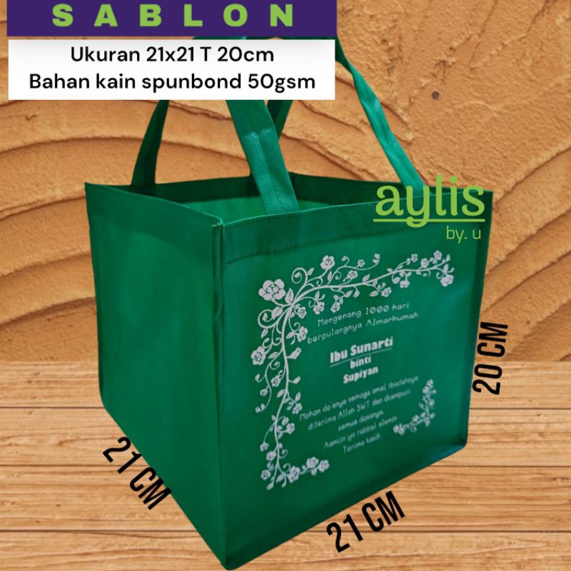 

PO 50GSM 212120 TAS DUS NASI KAIN SPUNBOND SABLON 50