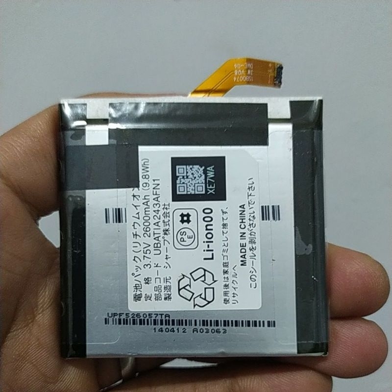 baterai Sharp 304sh ubatia2434AFNI original cabutan 100%