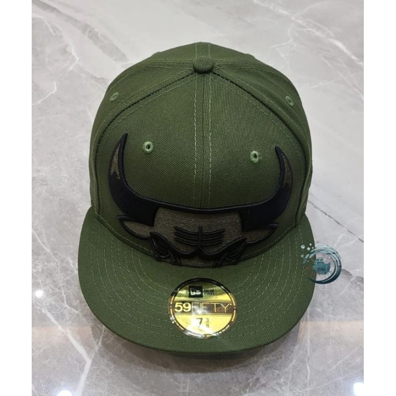 Topi Branded NEW ERA Original x NBA x CHICAGO BULLS [BIG LOGO]