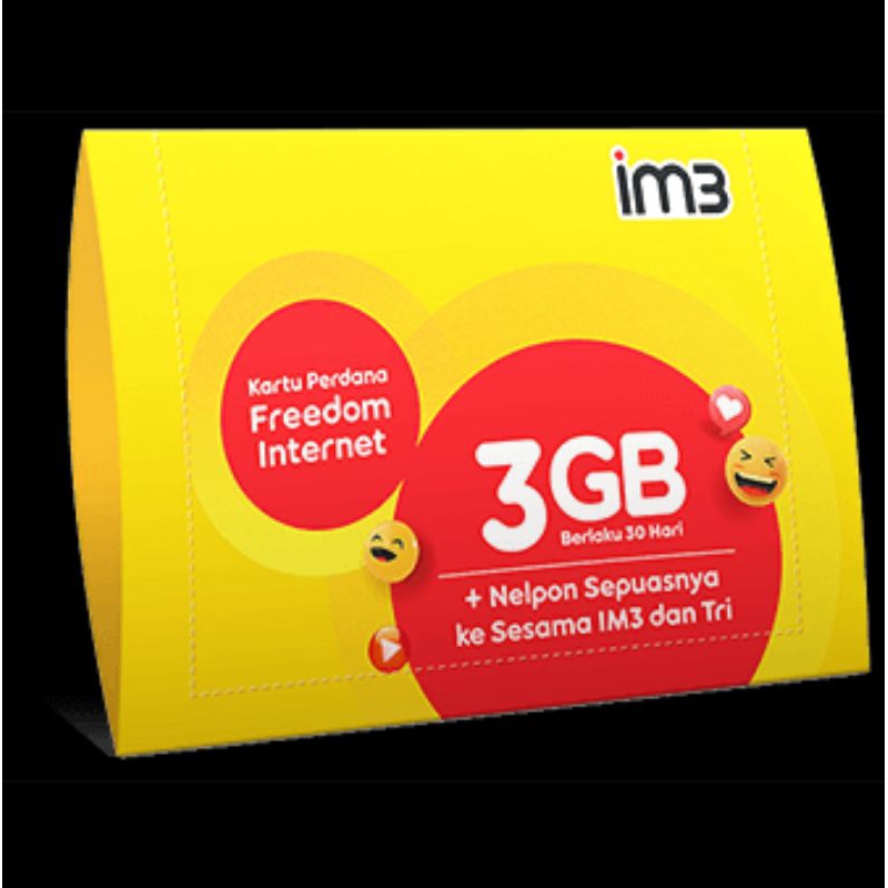 KARTU PERDANA INDOSAT SUDAH REGISTRASI 12 DIGIT MASA AKTIF 2 BULAN FRESH SEMUA APLIKASI