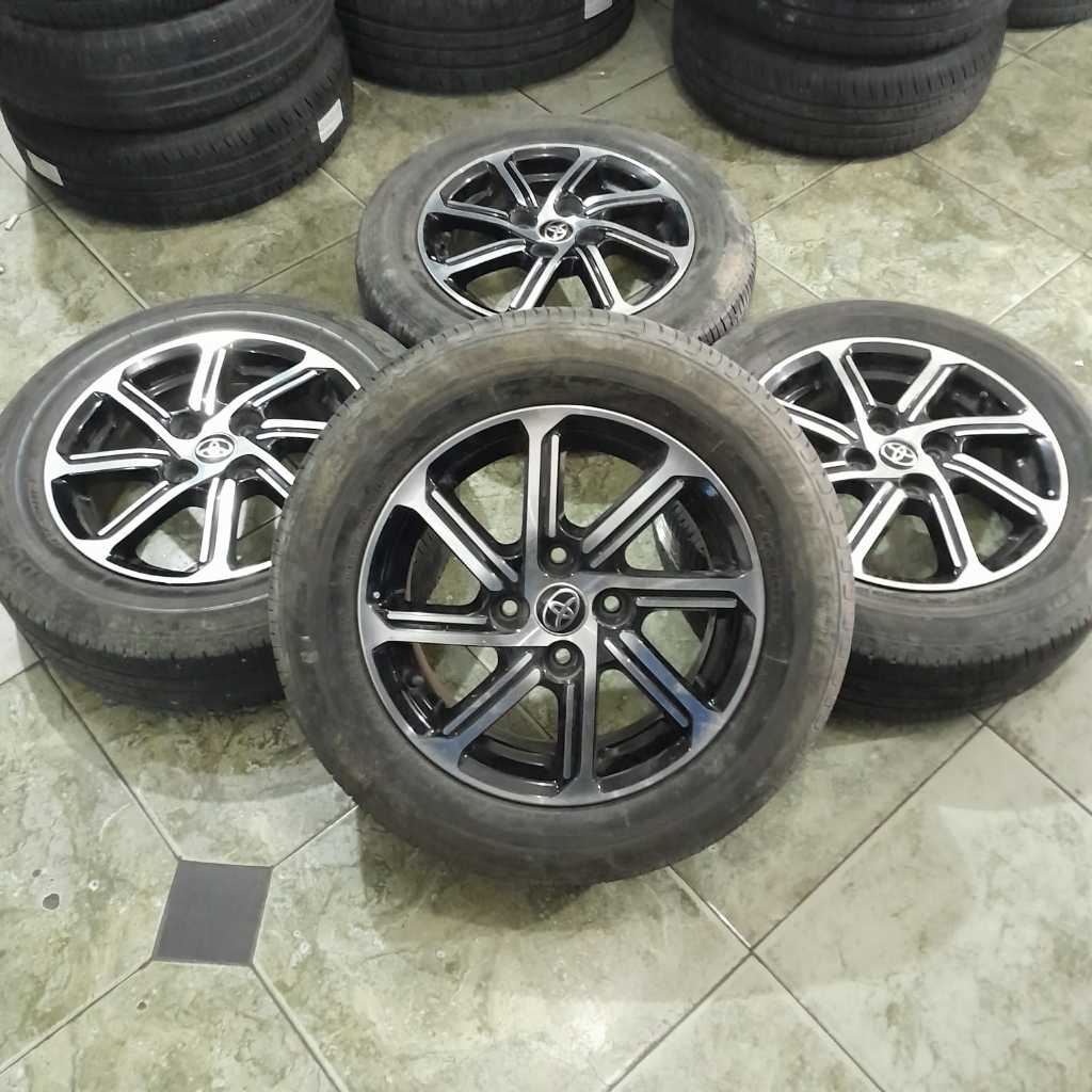 VELG MOBIL BEKAS STD ORI CALYA RING 14 LEBAR 5 LUBANG 4X100 ET45 + BAN