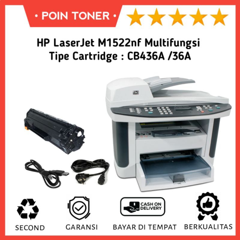 Printer HP LaserJet M1522nf Bekas berkualitas