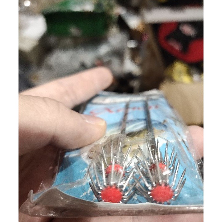 Paling Murah kail pancing cumi steam jig batang besar isi 2