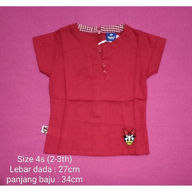 Kemeja Anak Perempuan Size 4s Disney That Donald - Rodeo Junior