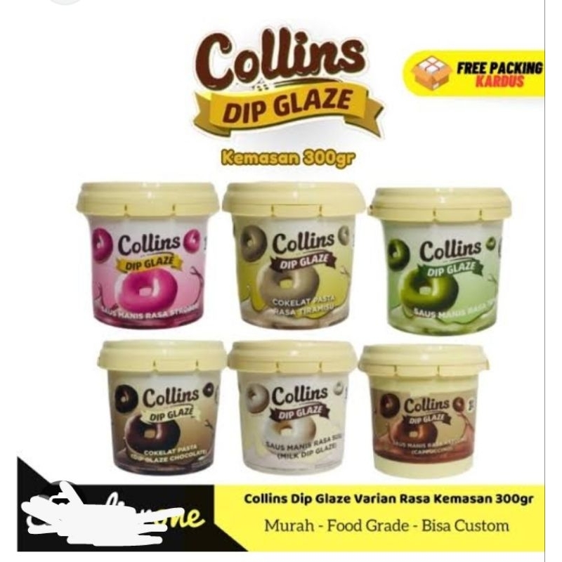 

Collins Dip Glaze isi 300 Gram