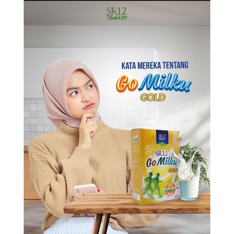 

GOMILKU GOLD SR12, SUSU ETAWA ASLI, 0%KOLESTEROL BEBAS GULA