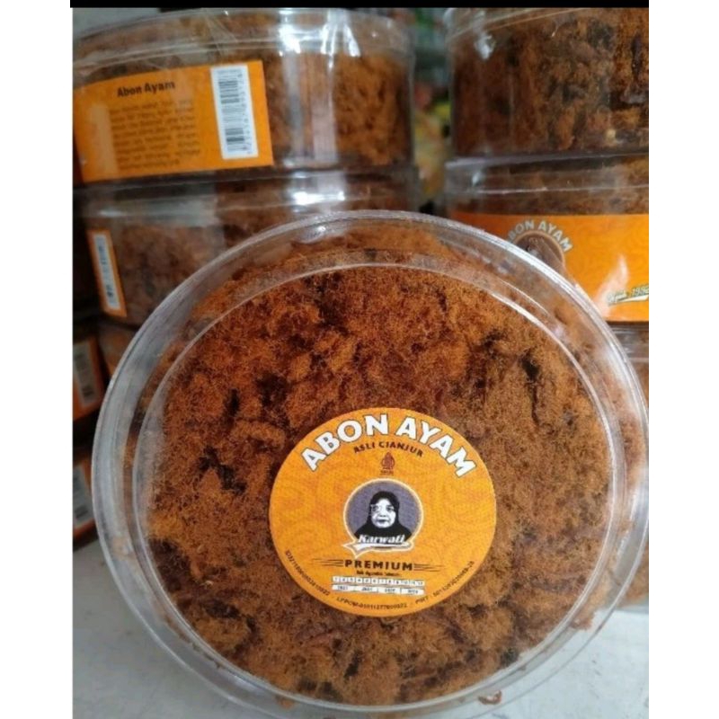 

Abon Ayam (Karwati) Toples Asli Cianjur 130 gr