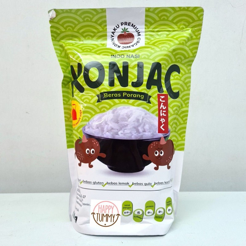 

Indo Nasi | KONJAC Rice 1KG - Beras PORANG Instan | Shirataki Diet