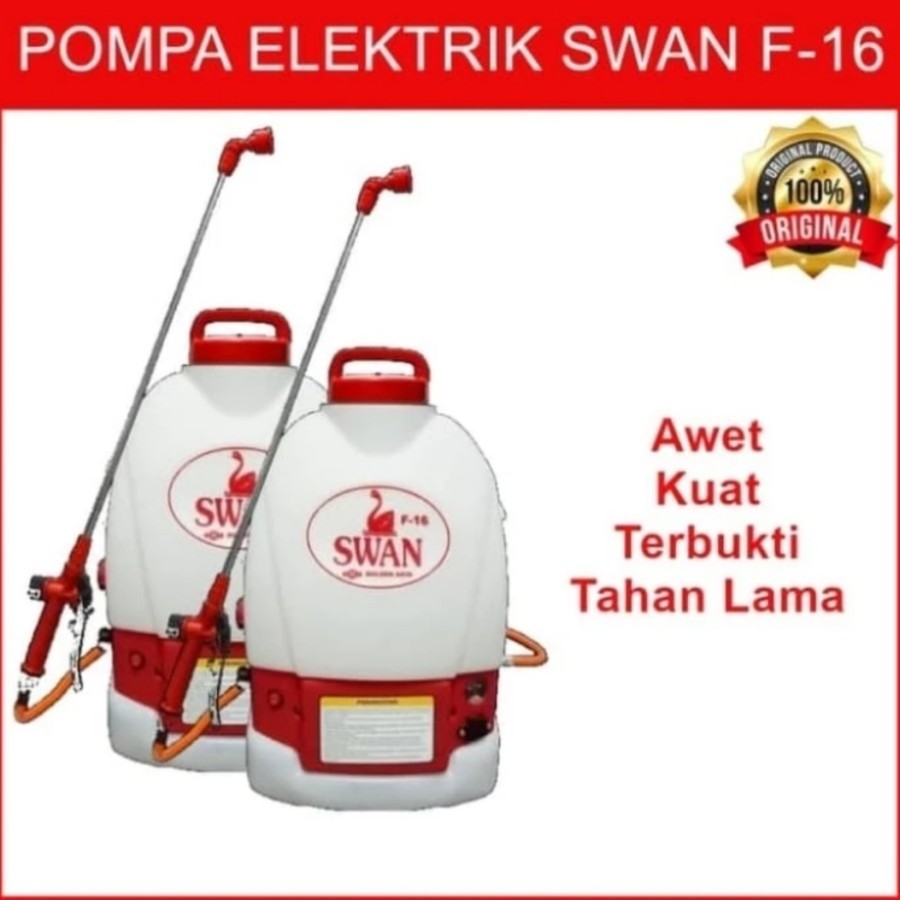 Tangki Cas Swan F-16 Sprayer Battery  Alat Semprot Hama F16 Swan Original 16 Liter SWAN BE-16