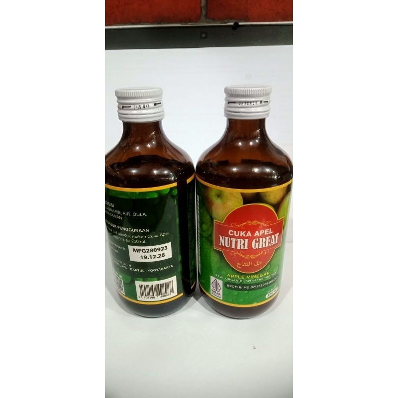 

CUKA APEL NUTRI GREAT 300 ML, Untuk mengatasi tekanan darah tinggi, untuk menurunkan berat badan